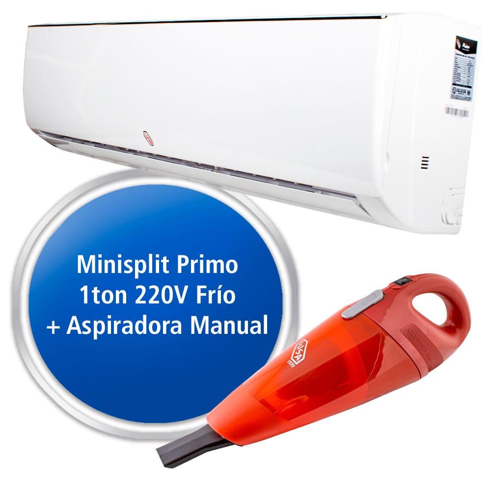 Foto 2 | Kit Mini Split Primo 1 Tonelada solo Frío 220 V + Aspiradora de Mano Iusa