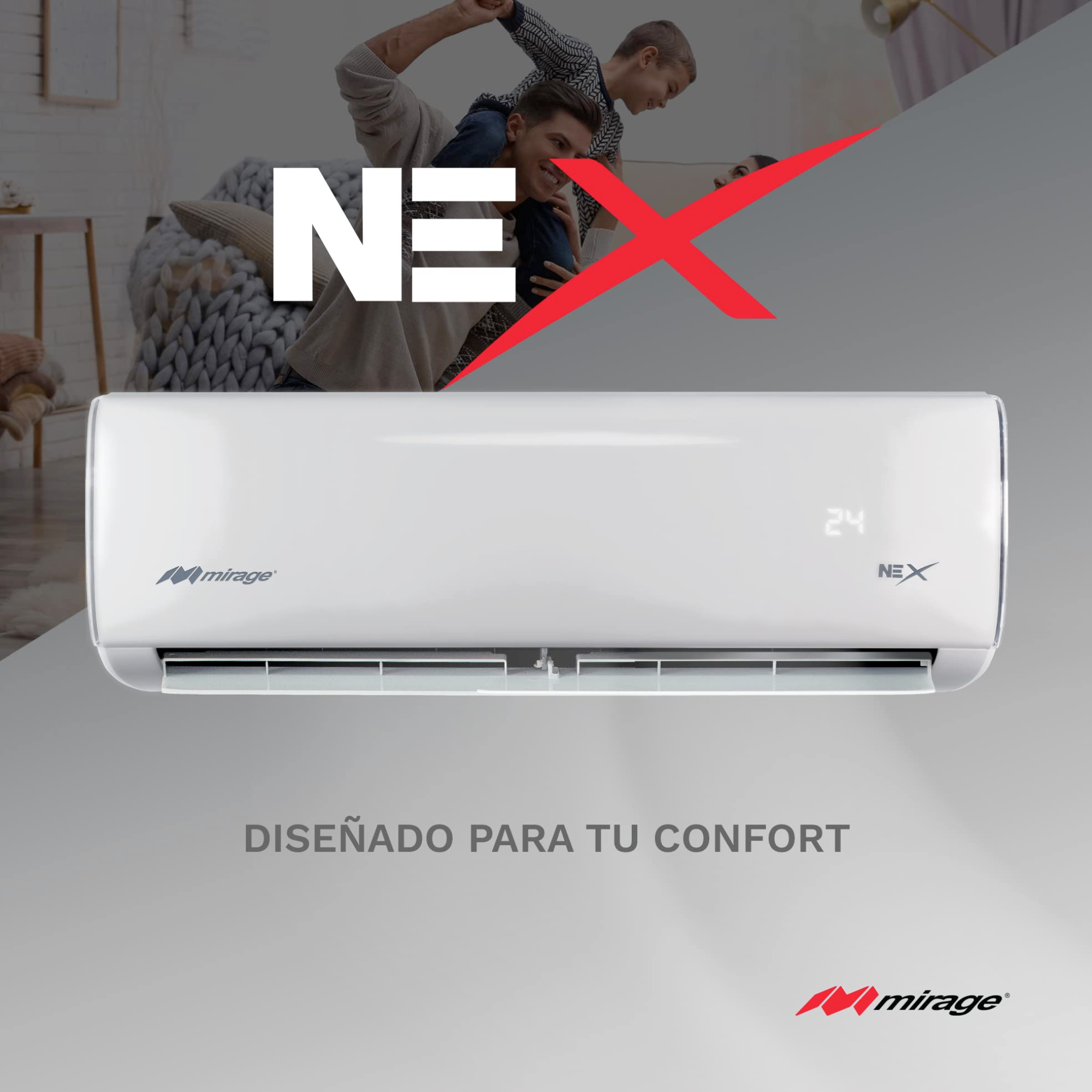 Foto 3 pulgar | Aire Acondicionado Minisplit Mirage Nex S 12000 Btu 110v 1t