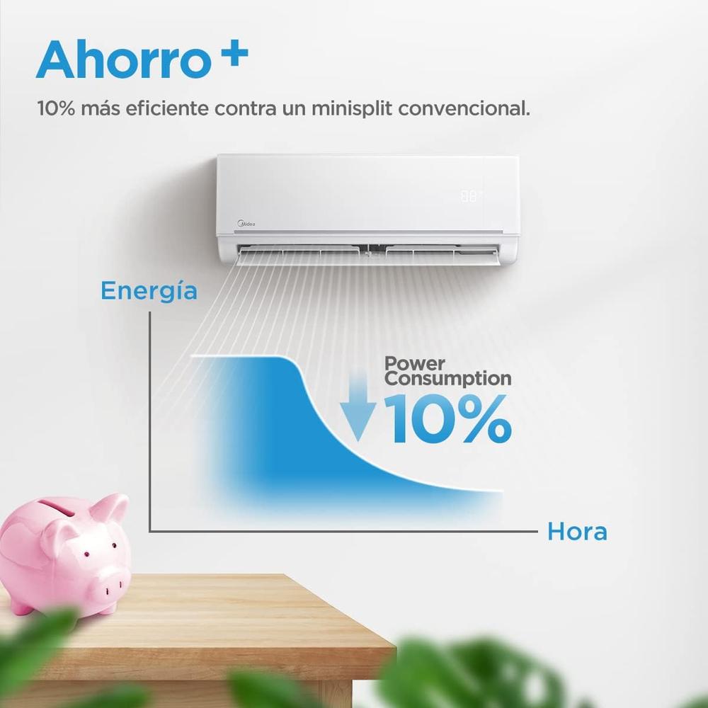 Foto 5 pulgar | Aire Acondicionado Midea Mas12c2agr 1 Ton Solo Frio 220v