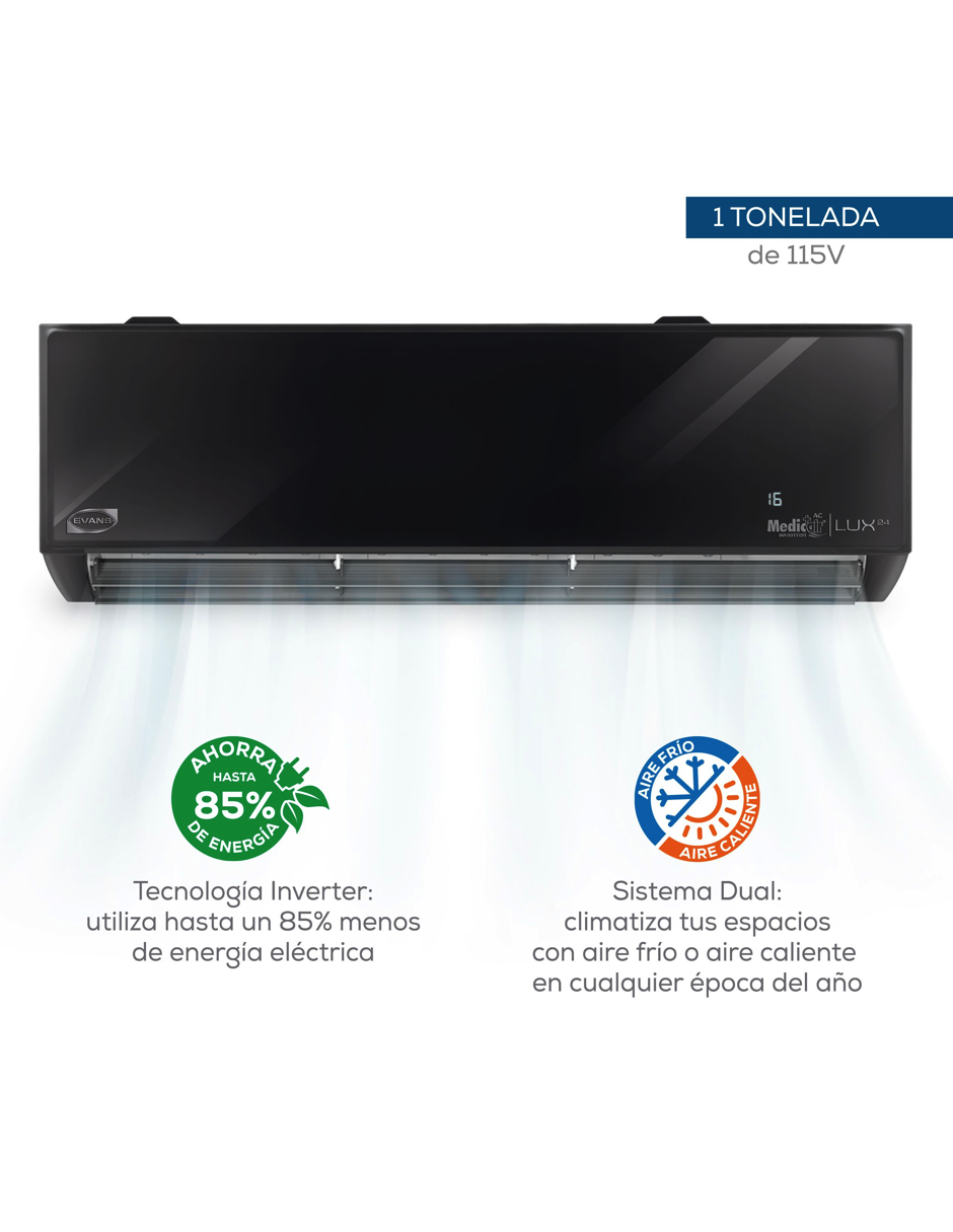 Foto 2 | Minisplit Inverter Evans 2 Ton 220v Seer 24 Frio/calor
