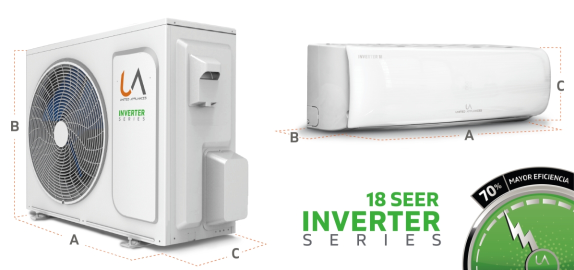 Foto 2 | Minisplit Inverter 1.5 Ton. United Appliances  220v Solo Frio Wifi