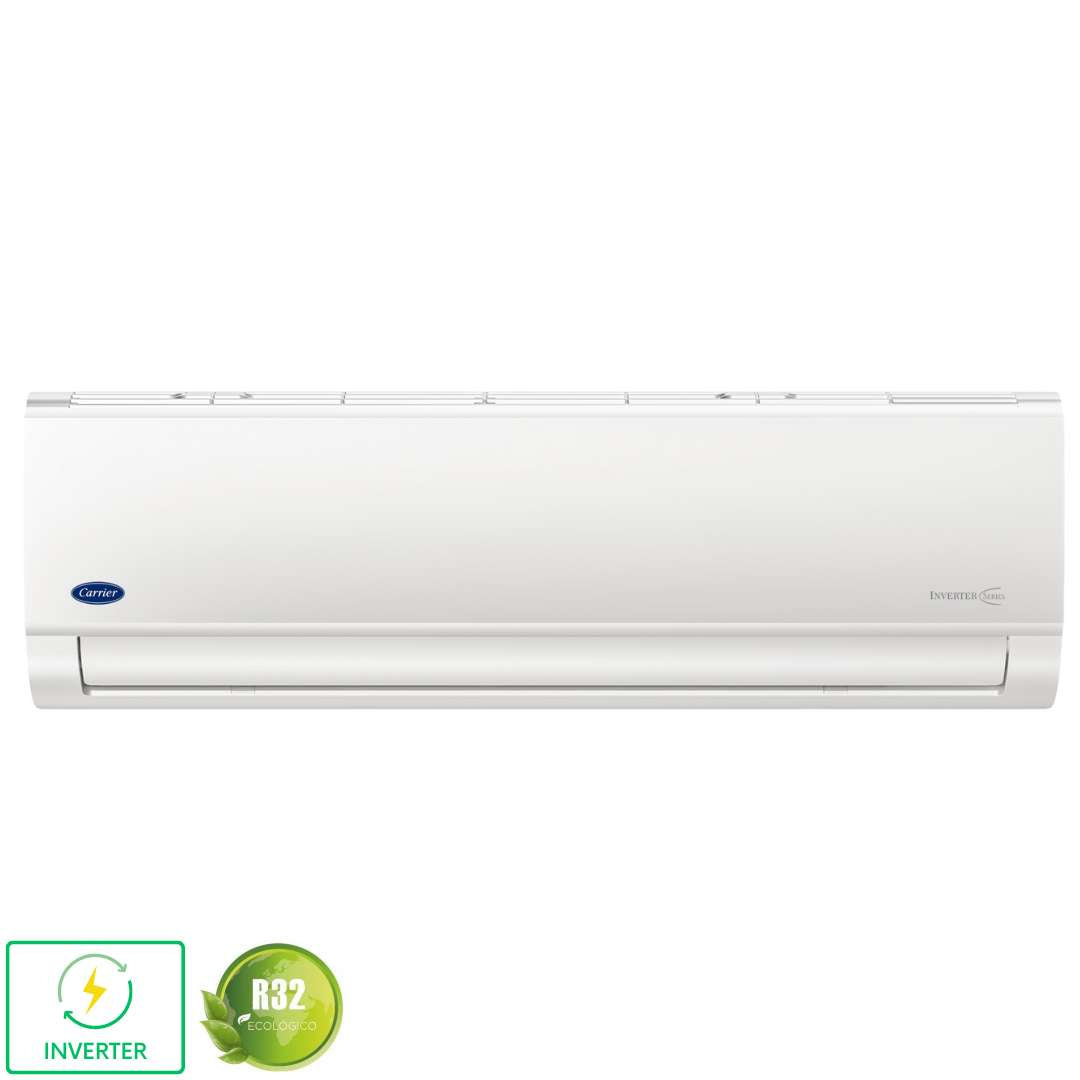 Aire Acondicionado Minisplit Carrier Puron X R32 Inverter Wi-fi2 Ton 110 V Frio Y Calor 24000 Btu Blanco