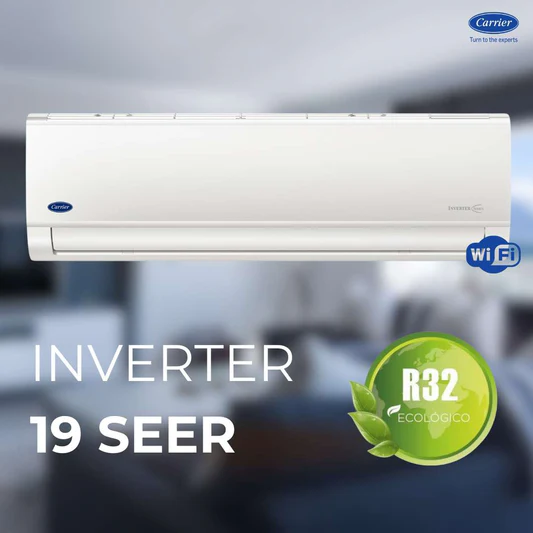 Foto 5 pulgar | Aire Acondicionado Minisplit Carrier Puron X R32 Inverter Wi-fi 1 Ton 220v 12000 Btu Blanco Frio y Calor