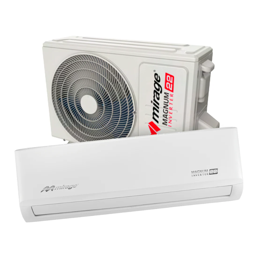 Foto 2 pulgar | Aire Acondicionado Mirage Magnum 22 Mini Split Inverter Frío 13000 Btu Blanco 115v Cmf120v