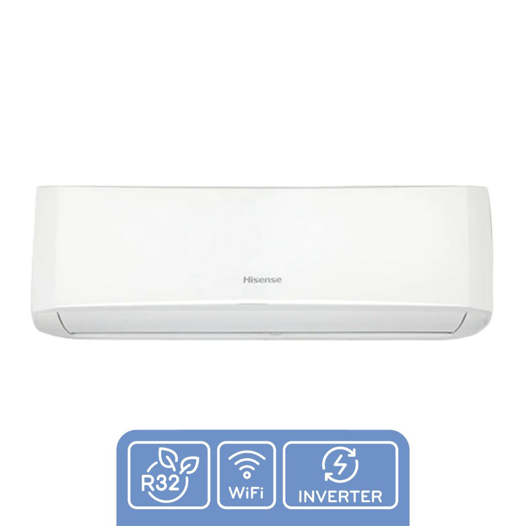 Foto 3 pulgar | Aire Acondicionado Mini Split Hisense Inverter Wi-fi R32 1 Ton Frío Y Calor 220v 12000btu Blanco