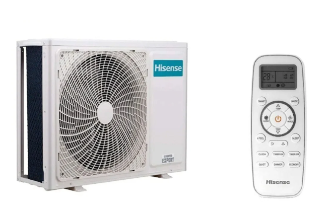 Foto 4 pulgar | Aire Acondicionado Mini Split Hisense Inverter Wi-fi R32 1 Ton Frío Y Calor 220v 12000btu Blanco