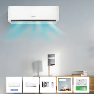 Foto 4 | Aire Acondicionado Mini Split Hisense Inverter Wi-fi R32 1 Ton Frío Y Calor 110v 12000 Btu Blanco