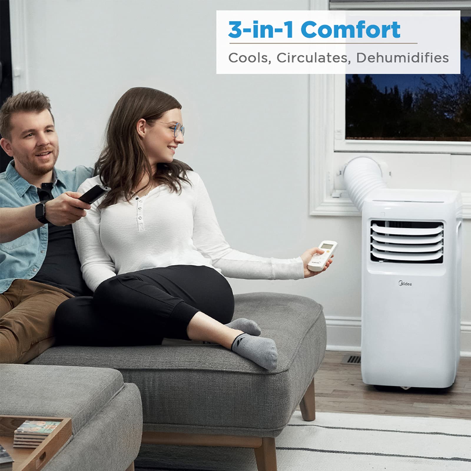 Foto 3 pulgar | Aire Acondicionado Portátil Midea 8000 Btu (5300 Btu Sacc) - Venta Internacional.