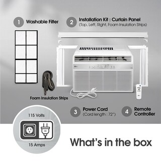 Foto 7 | Aire Acondicionado Para Ventanas Lg, 6000 Btu, Enfría 250 M² Con Mando A Distancia - Venta Internacional.