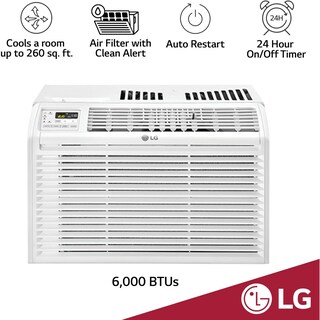 Foto 3 | Aire Acondicionado De Ventana Lg Control 6000 Btu 115 V, 6000 Btu, Color Blanco - Venta Internacional.