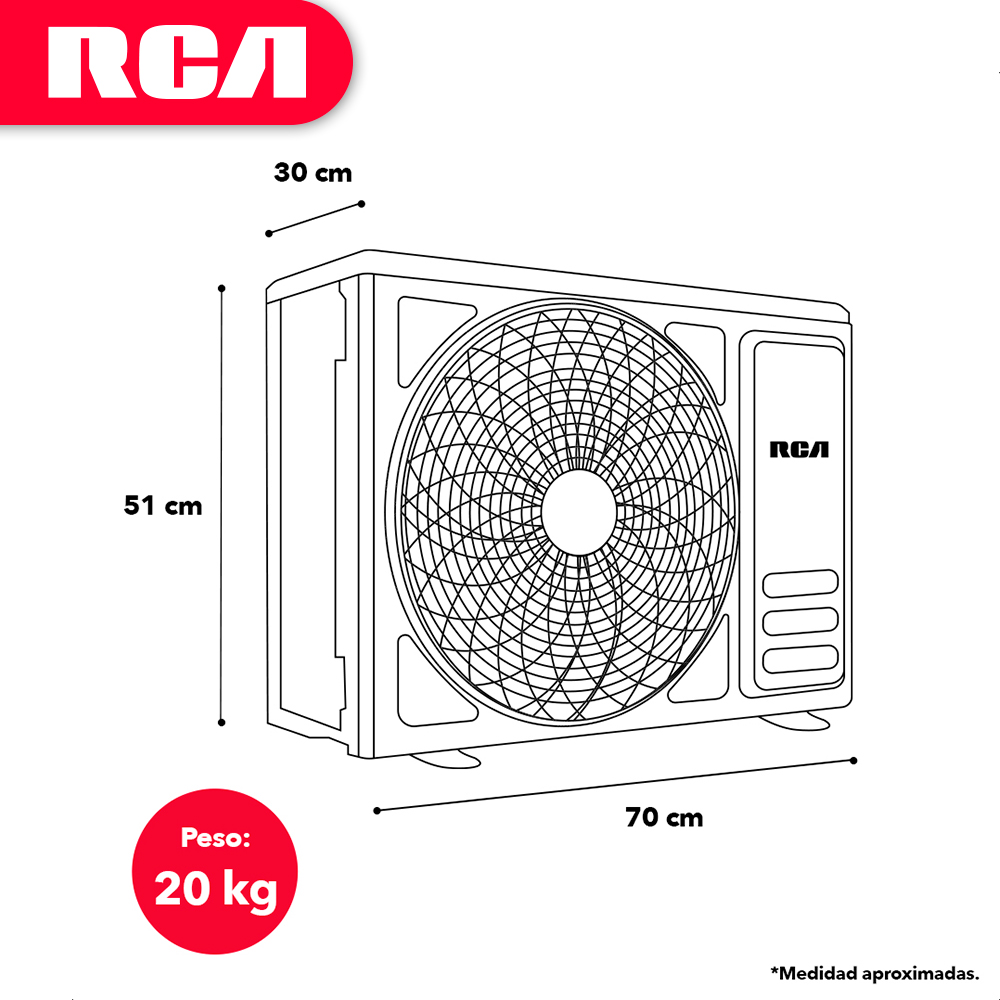 Foto 5 pulgar | Mini Split  12 000 Btu - 1 Ton  Inverter  Solo Frío  110 V Rca