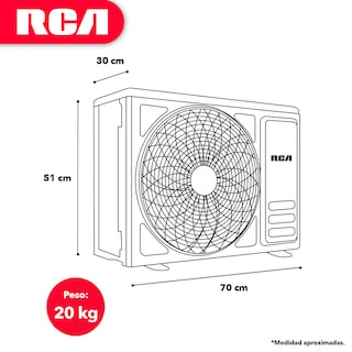 Foto 4 | Mini Split 12 000 Btu - 1 Ton Inverter Solo Frío 110 V Rca
