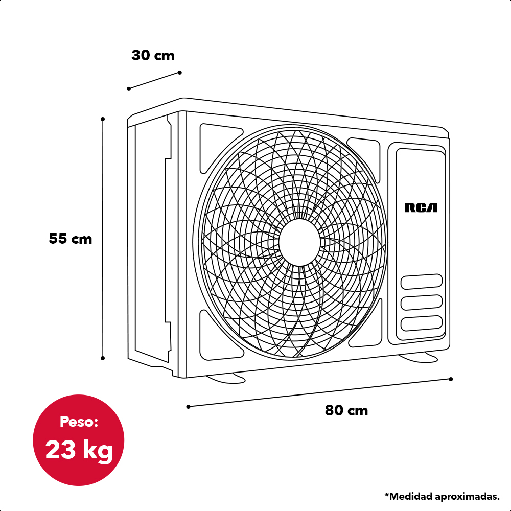 Foto 5 pulgar | Mini Split  18 000 Btu - 1.5 Ton  Solo Frío  220 V Rca