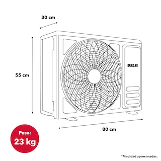 Foto 4 | Mini Split 18 000 Btu - 1.5 Ton Solo Frío 220 V Rca