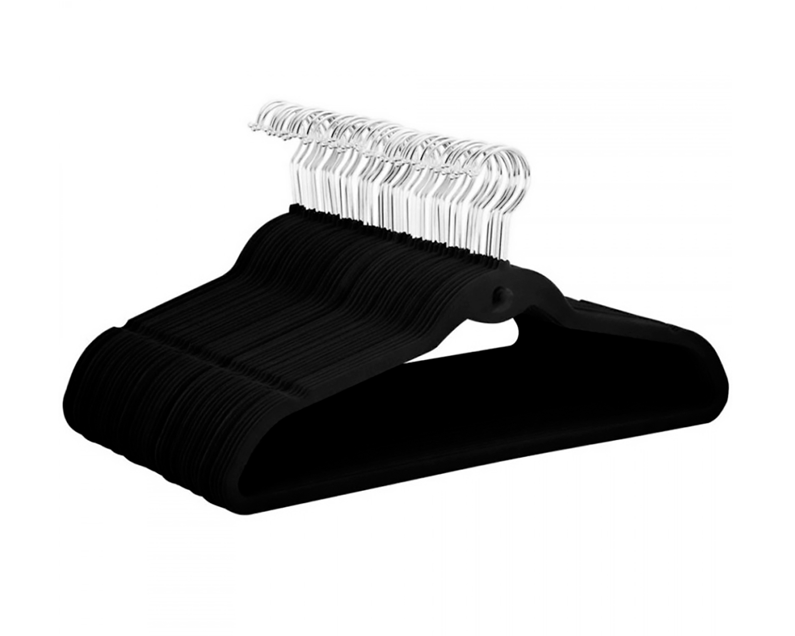 Foto 2 pulgar | Ganchos de Ropa Brandtrendy 50 Piezas color Negro