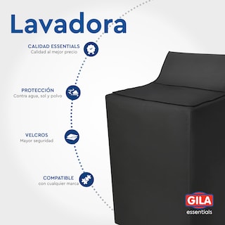 Foto 2 | Funda Impermeable para Lavadora Gila Essentials color Negro
