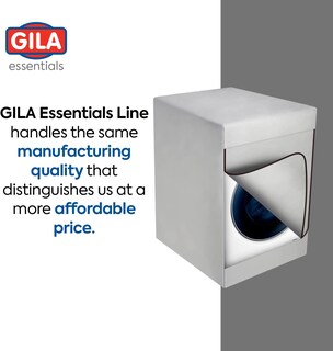 Foto 4 | Funda Para Lavadora/secadora De Carga Frontal Gila Essentials Color Plata