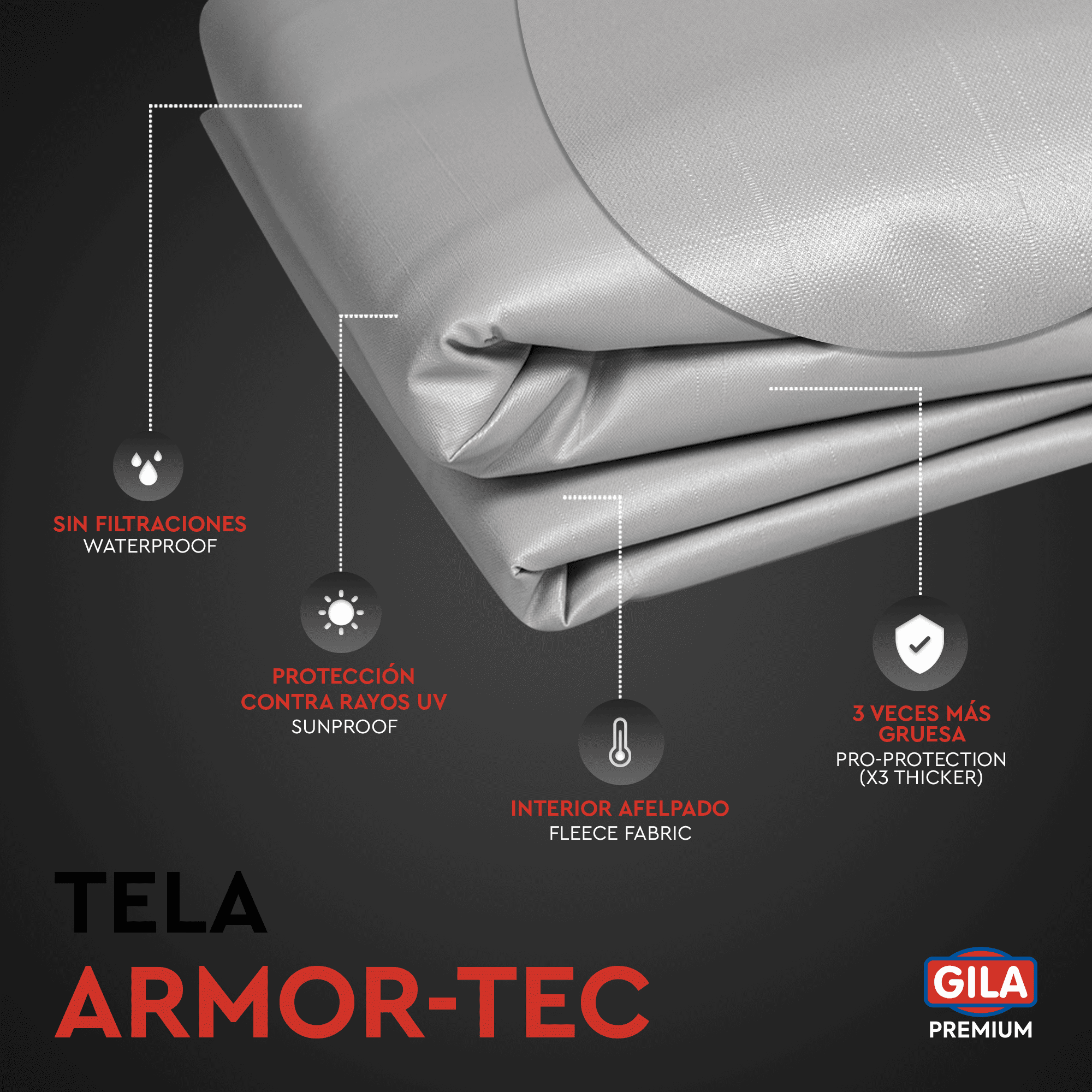 Foto 5 | Funda Para Lavadora Digital De Carga Superior Gila color Plata Talla L