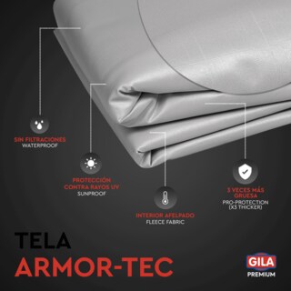 Foto 5 | Funda Para Lavadora Digital De Carga Superior Gila color Plata Talla L
