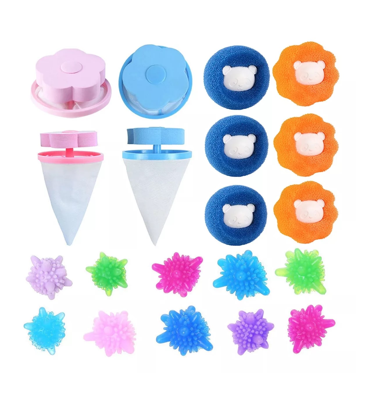 Filtro de Pelo Belug Reutilizable para Lavadora Bolas Secadora 20 Piezas $639