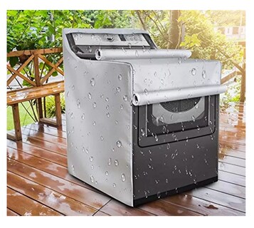 Foto 5 | Funda De Lavadora Impermeable Y Resistente A Rayos Uv Gris