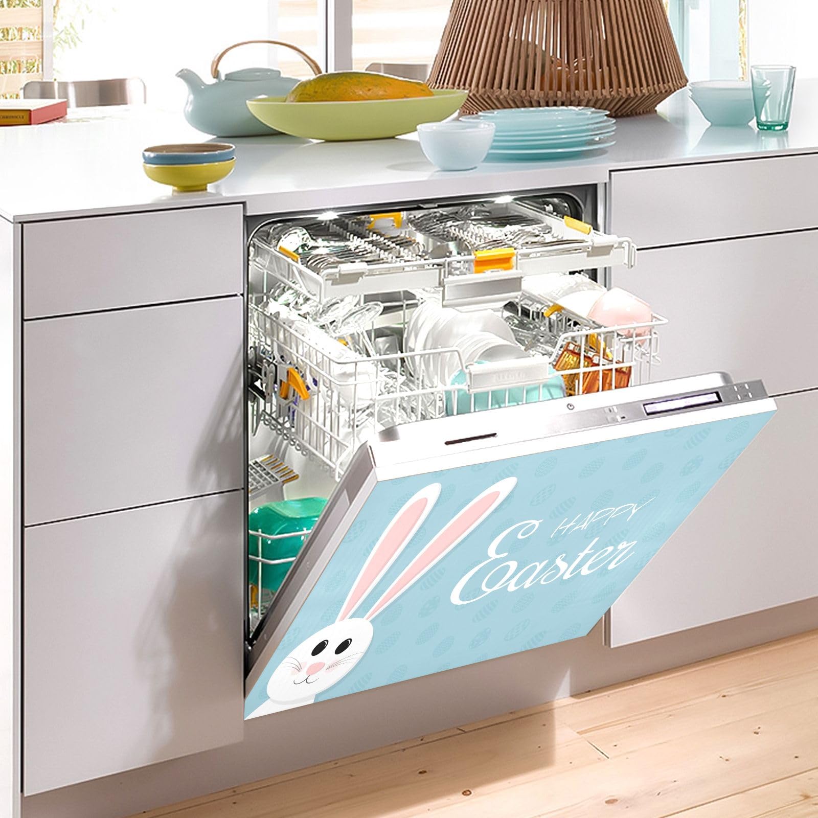 Foto 5 pulgar | Funda Magnética Para Lavavajillas Bolaz Happy Easter 58,42 Cm De Ancho X 66,04 Cm De Alto - Venta Internacional.