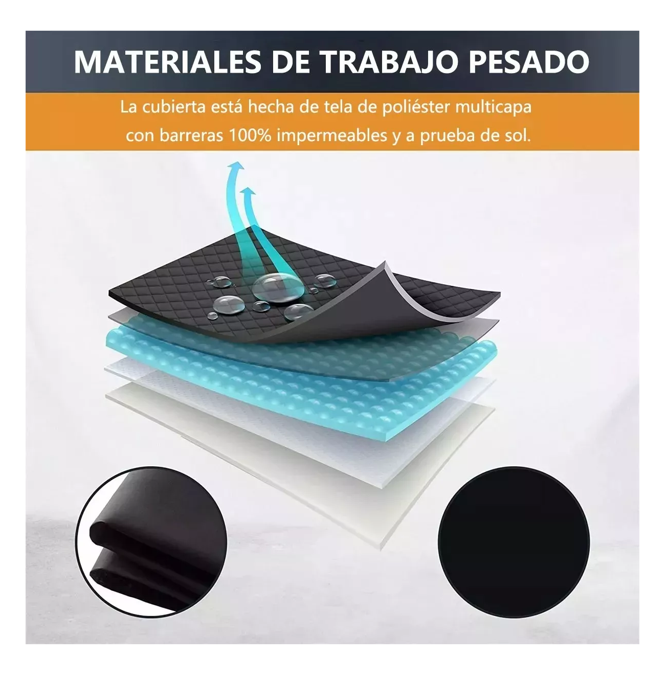 Foto 5 pulgar | Funda De Protección Solar Impermeable Universal Para Lavadora Negro