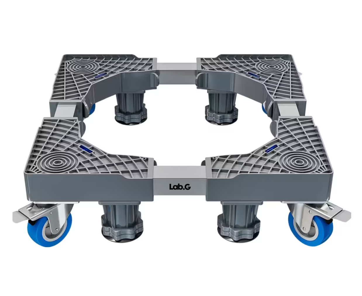 Base Multifuncional Universal Para Lavadoras, Frigoríficos Gris