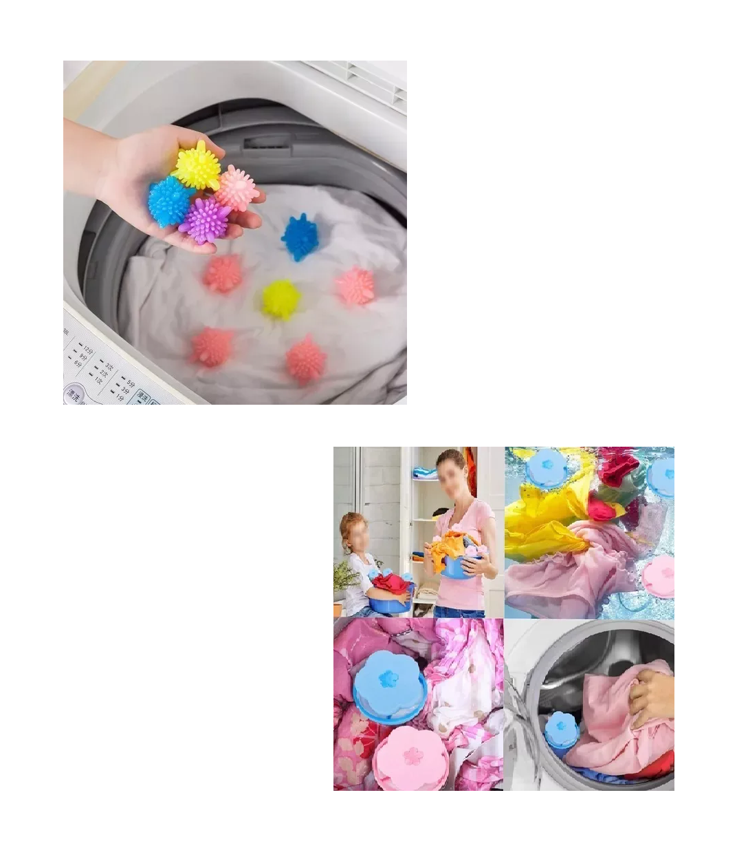 Foto 5 pulgar | Filtro Pelo Reutilizable Para Lavadora Bolas Secadora 20 Pcs