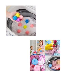 Foto 4 | Filtro Pelo Reutilizable Para Lavadora Bolas Secadora 20 Pcs