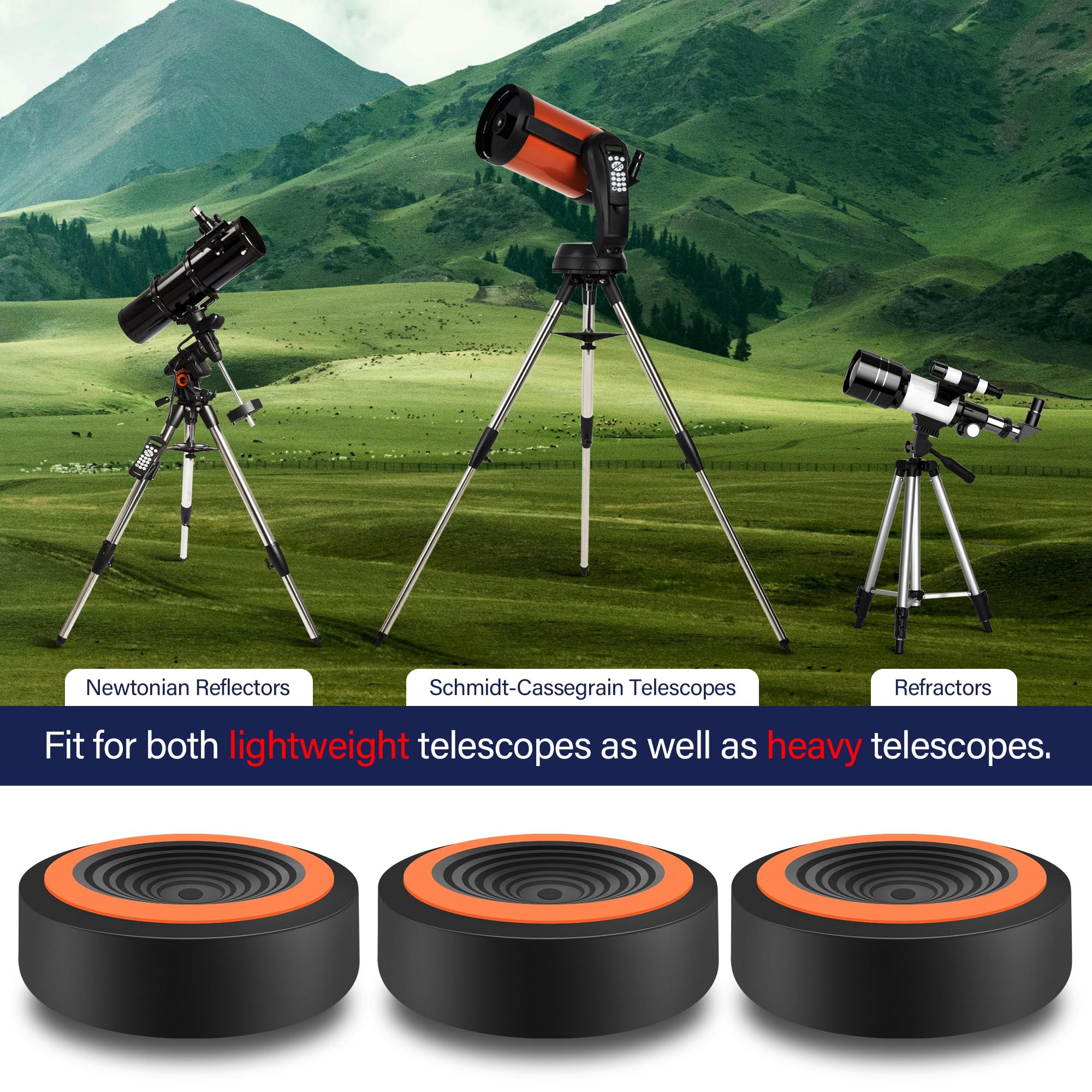 Foto 5 | Almohadillas De Supresión De Vibraciones: Soportes Para Telescopios Astromania - Venta Internacional.