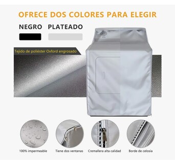 Foto 2 | Impermeable Y Resistente A Rayos Uv Funda Para Lavadora