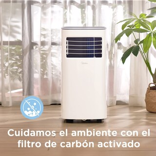Foto 7 | Aire Acondicionado Portátil Midea 1 Ton Frío 115v color Blanco