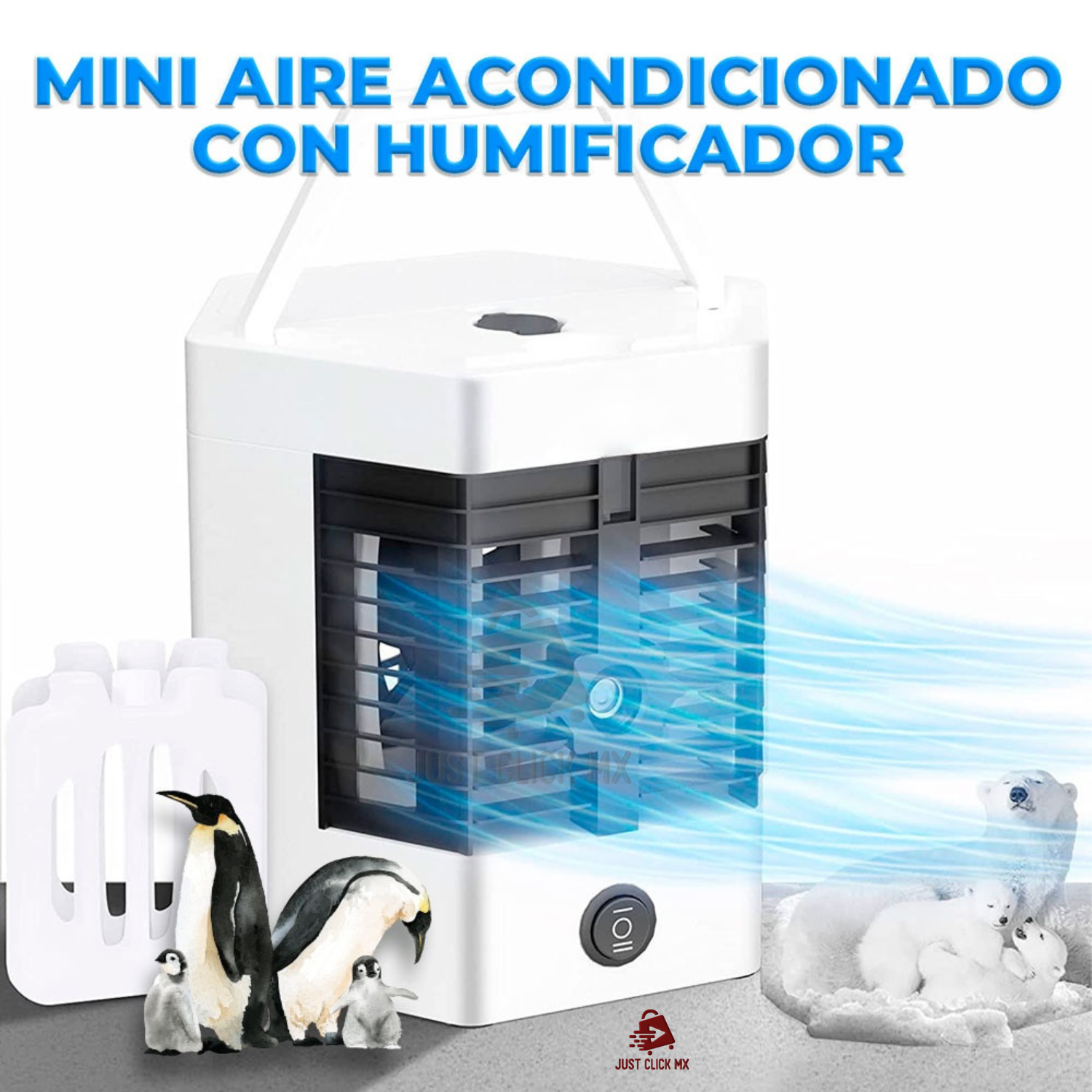 Foto 2 | Mini Aire Acondicionado Humidificador Portátil