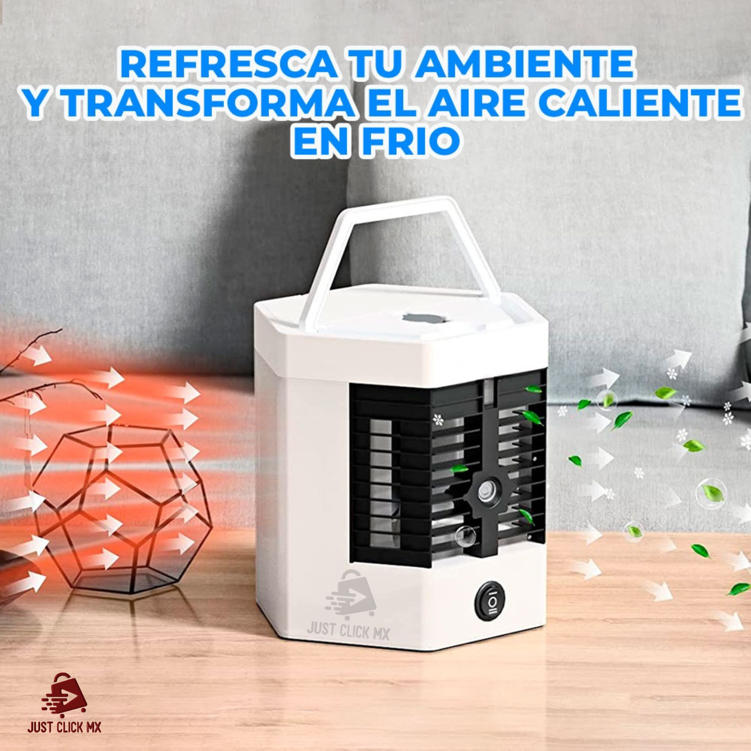 Foto 5 pulgar | Mini Aire Acondicionado Humidificador Portátil