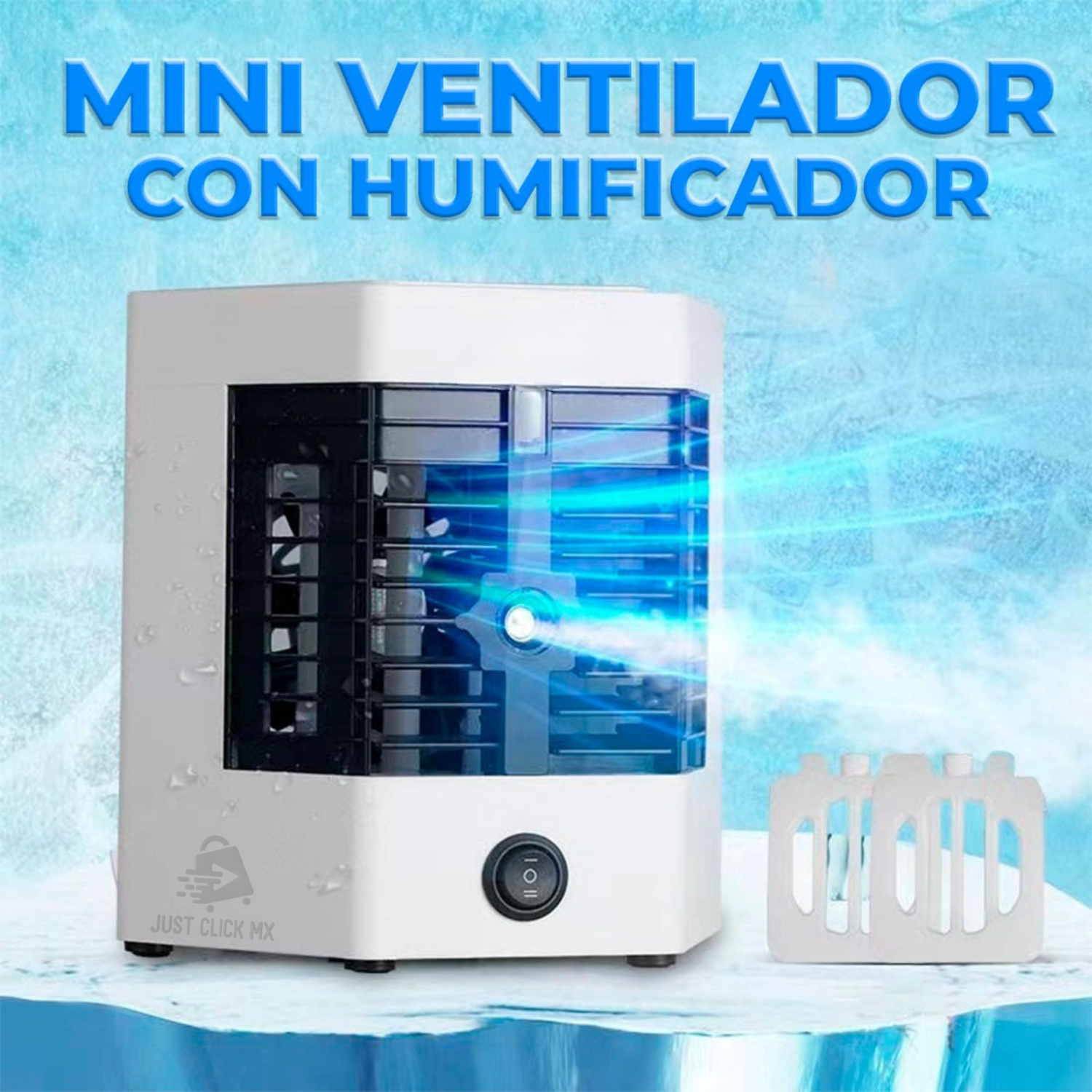 Foto 8 pulgar | Mini Aire Acondicionado Humidificador Portátil