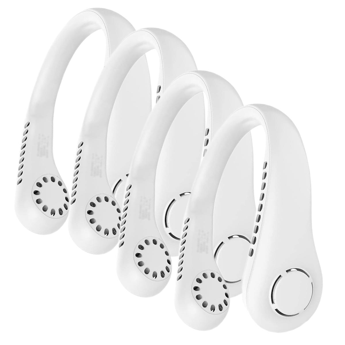 Mini Enfriador Recargable USB VentDepot Mxbnw-004 Blanco 4 Piezas