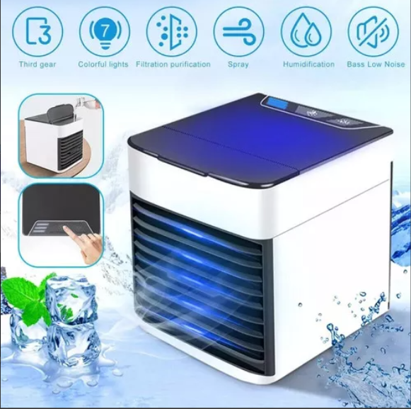 Mini Aire Acondicionado Humidificador Portátil Usb