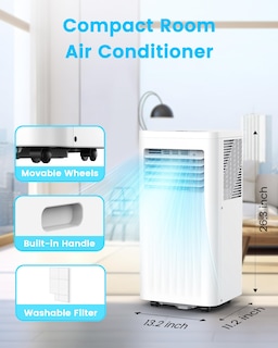 Foto 3 | Aire Acondicionado Portátil Joy Pebble 8000 Btu Refrigeración 350m² - Venta Internacional.