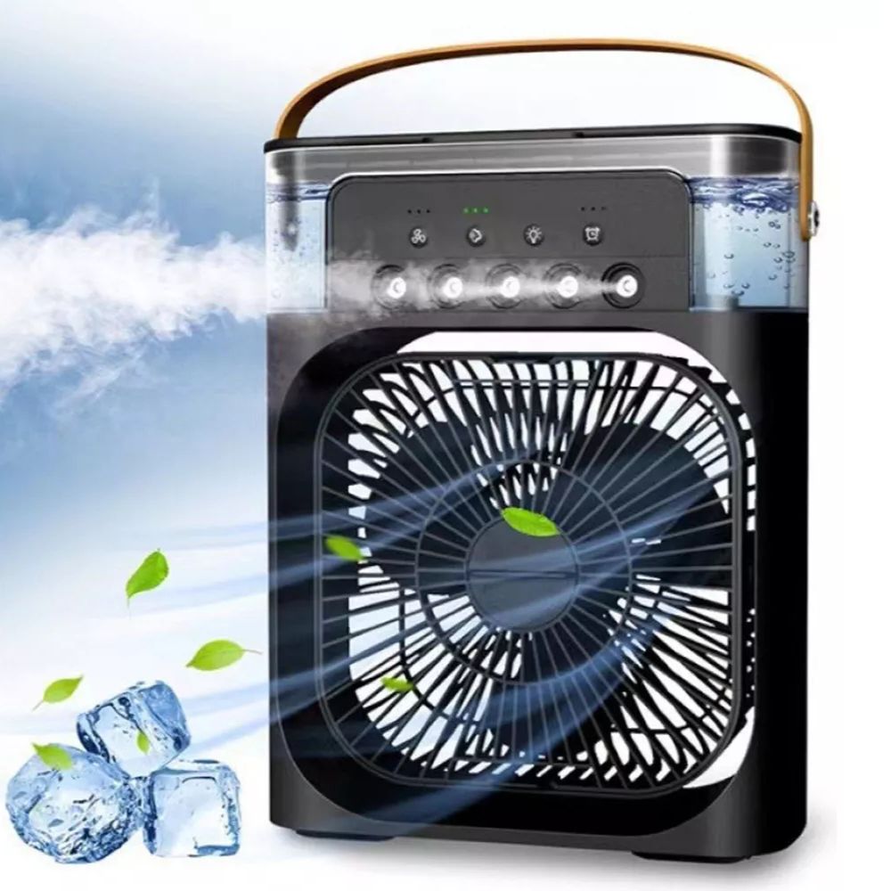 Foto 3 pulgar | Mini Ventilador Refrigeración Por Agua Aire Frío Humidificador Portátil Usb Con Luces