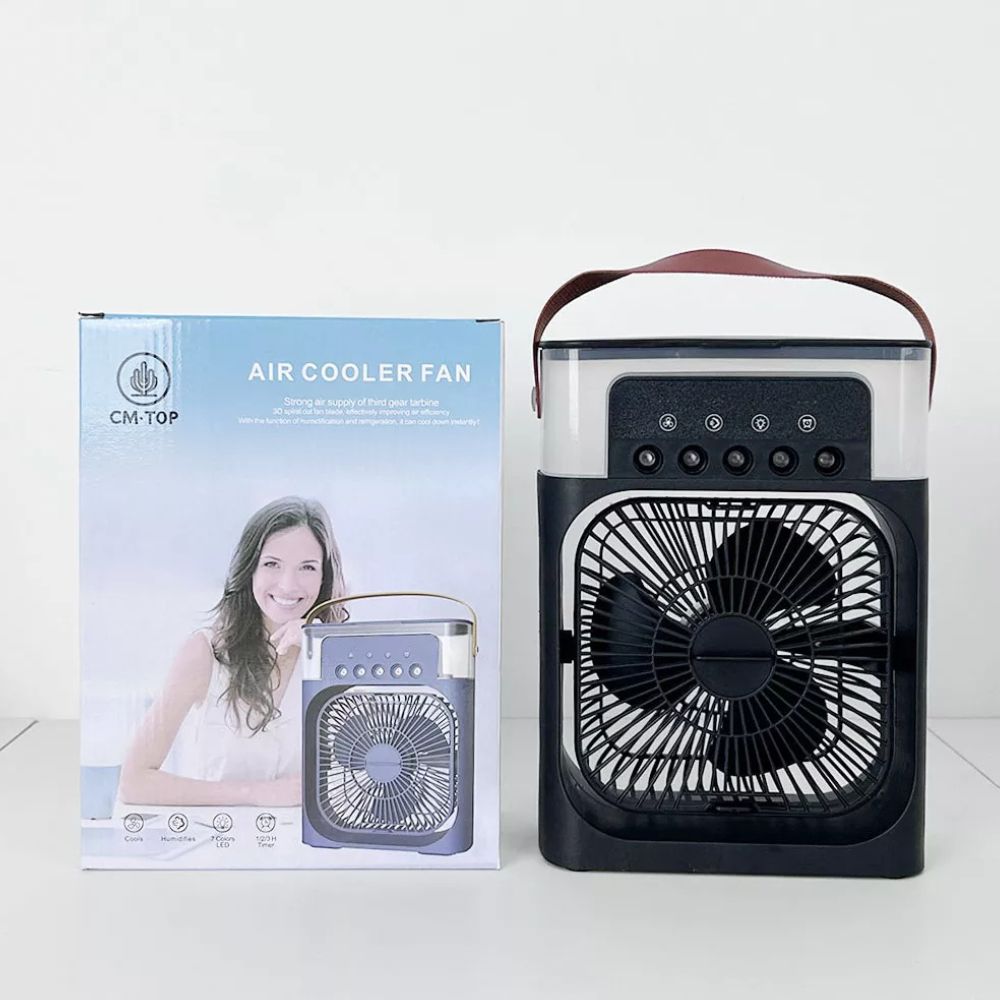 Foto 4 pulgar | Mini Ventilador Refrigeración Por Agua Aire Frío Humidificador Portátil Usb Con Luces