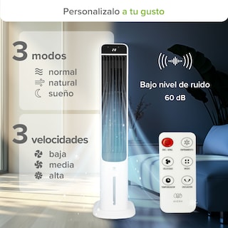 Foto 7 | Aire Acondicionado Portatil Y Ventilador De Torre Avera 5l 127v Enfair5l