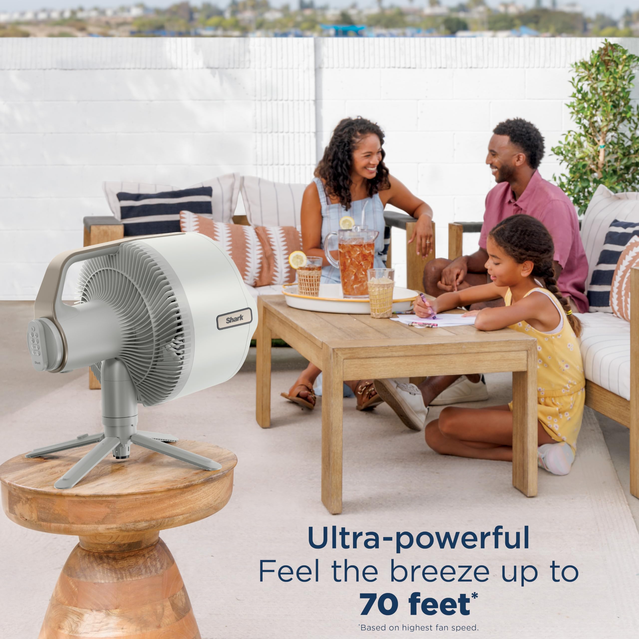 Foto 4 pulgar | Ventilador Mist Shark Flexbreeze Pro Para Interiores Y Exteriores Con Cable E Inalámbrico - Venta Internacional.