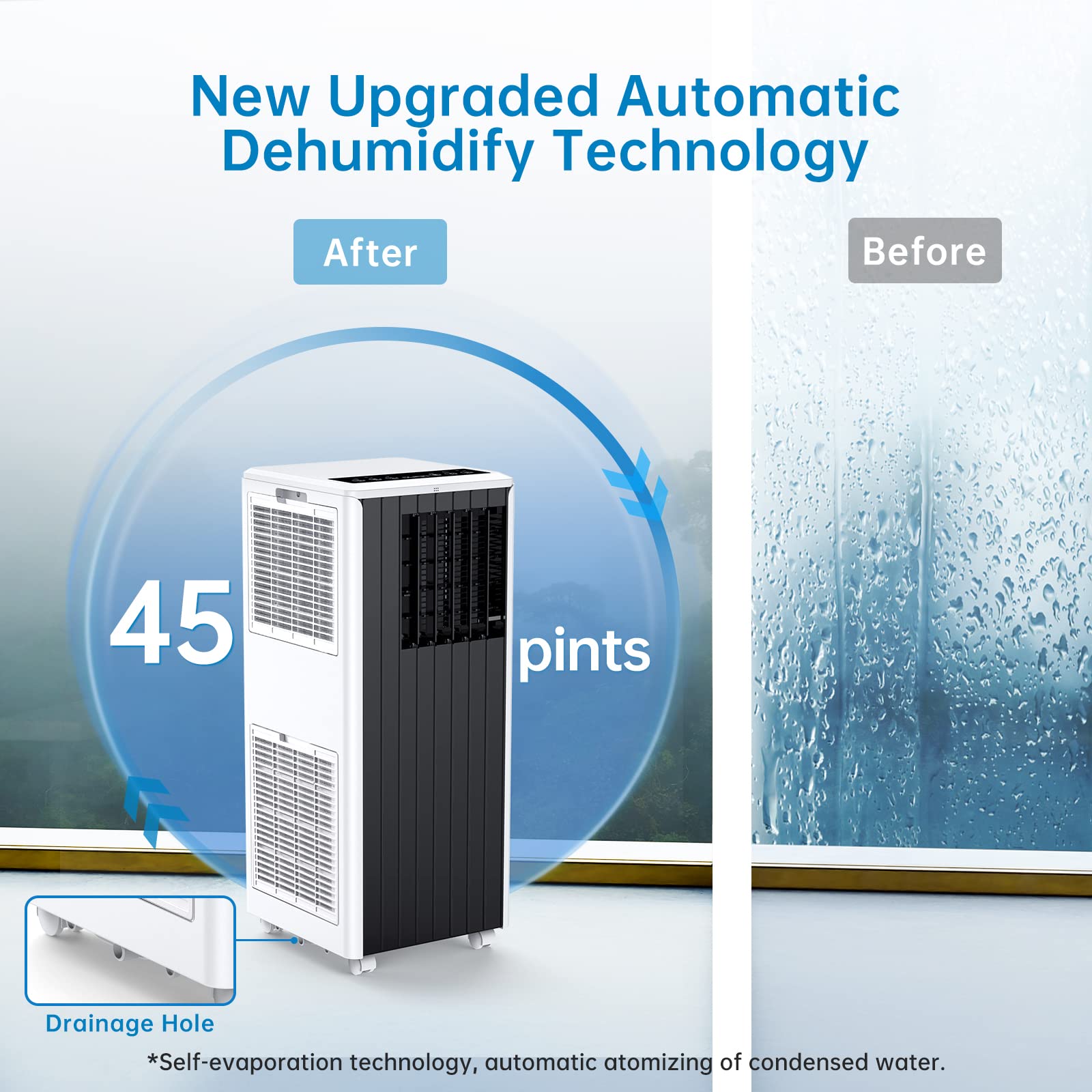 Foto 6 pulgar | Aire Acondicionado Portátil Gaomon 8000 Btu Para 32 M² Con Mando A Distancia - Venta Internacional.