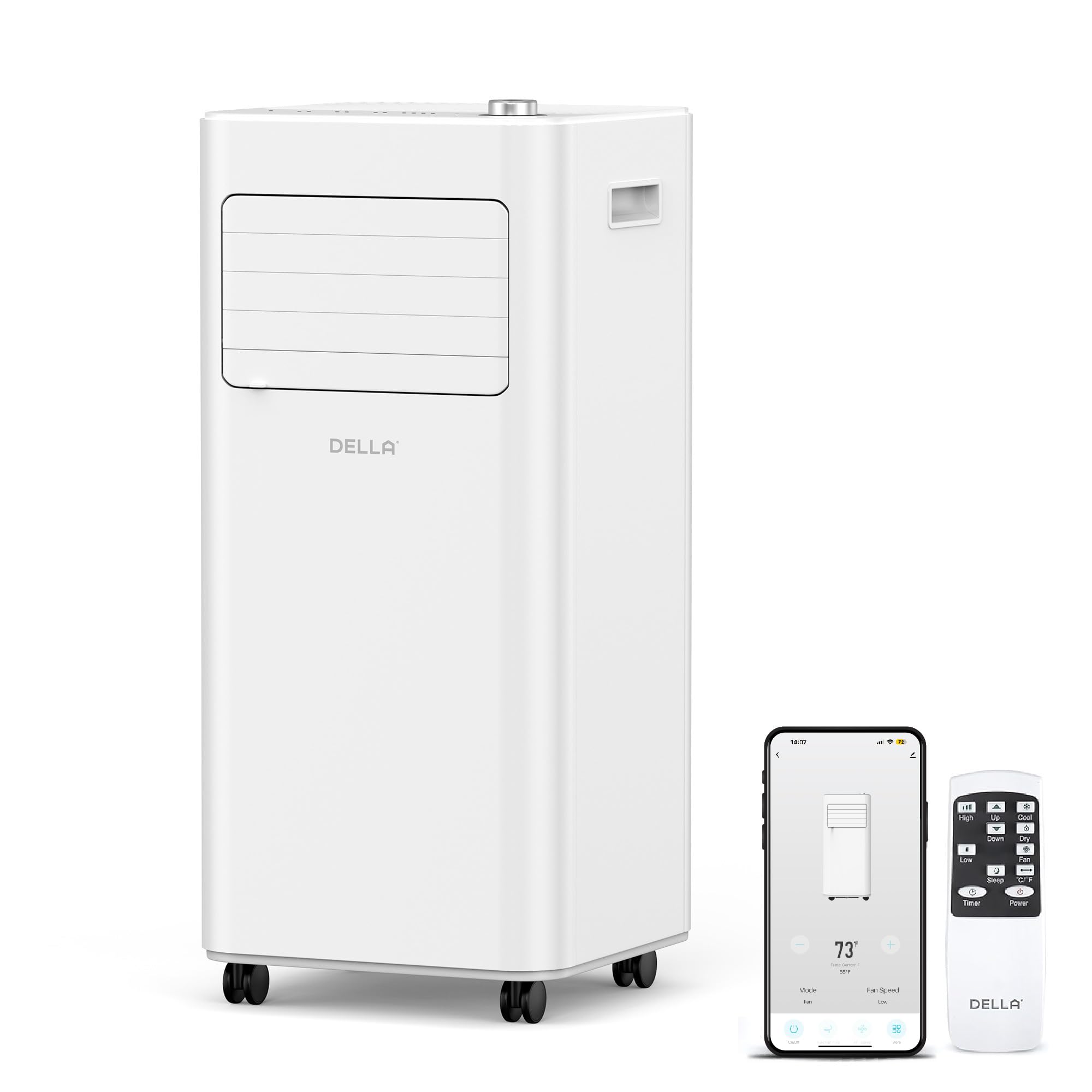 Aire Acondicionado Portátil Della 10.000 Btu Para 42 M² Con Wifi - Venta Internacional.