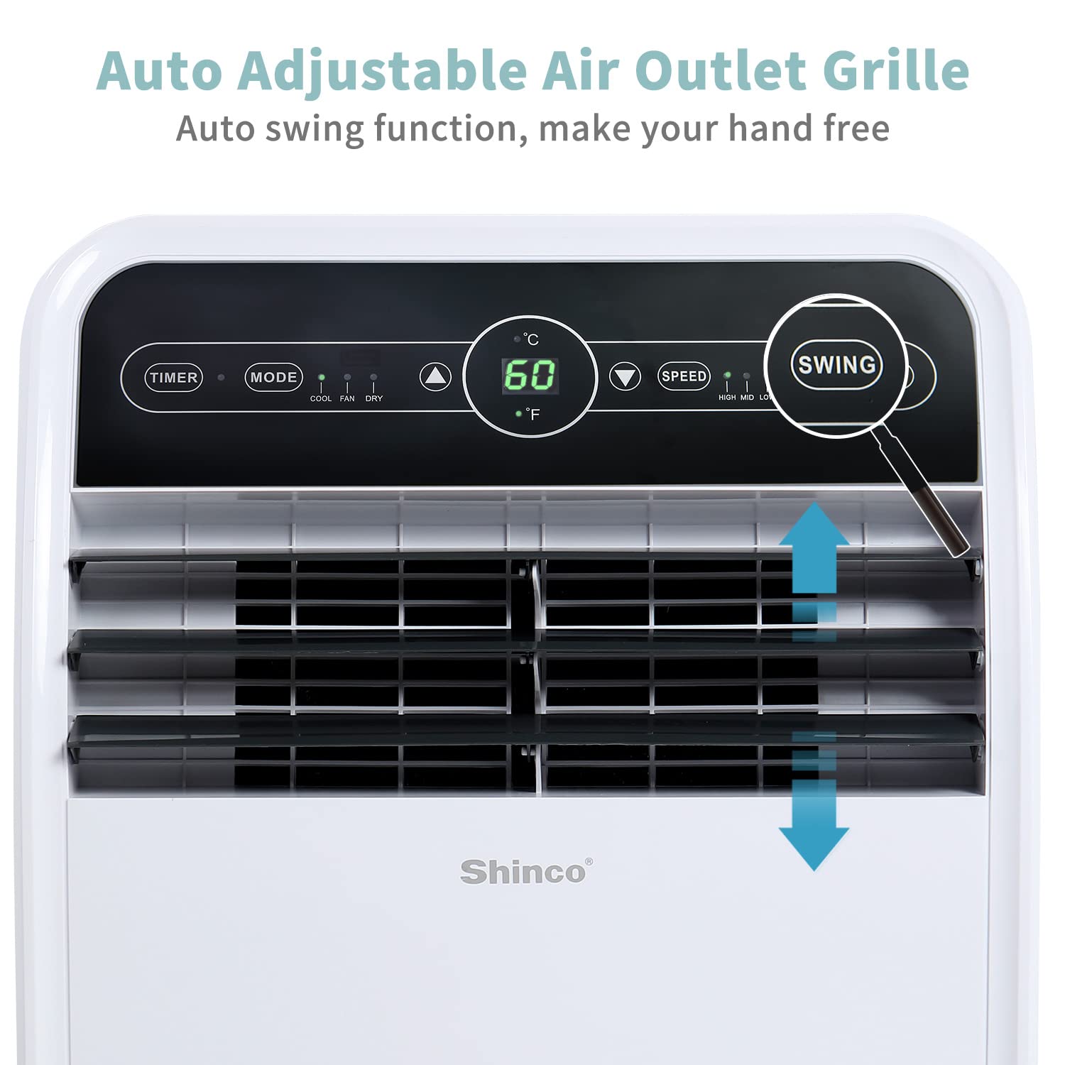 Foto 8 pulgar | Aire Acondicionado Portátil Shinco De 12,000 Btu Para 400 Pies Cuadrados - Venta Internacional.