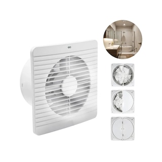 Foto 3 | Extractor De Aire Silencioso Bajo Consumo 17w Antirretorno Ip44 Eo Safe Imports Esi-19130 Blanco