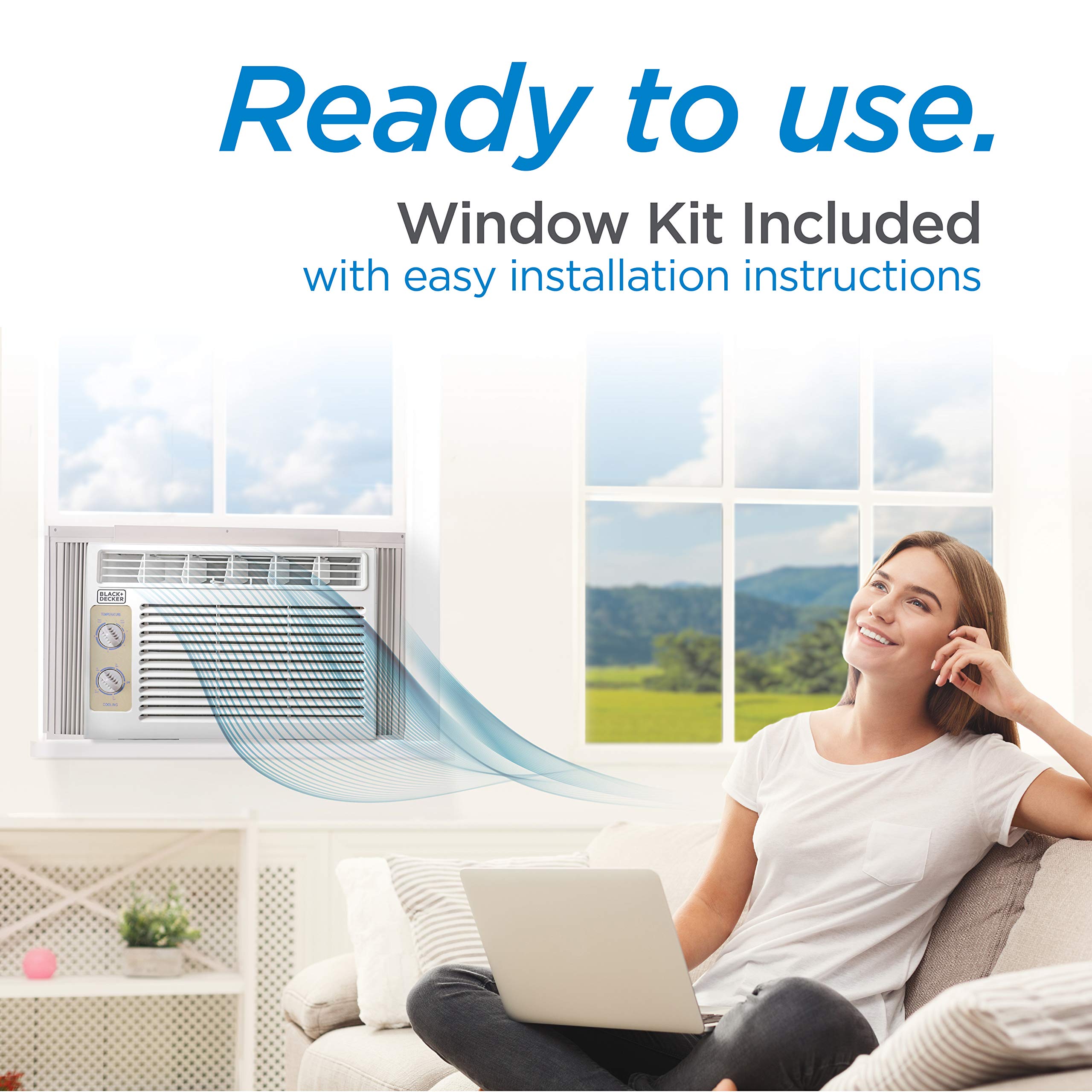 Foto 5 | Aire Acondicionado De Ventana Black+decker Bd05mwt6 5000 Btu - Venta Internacional.