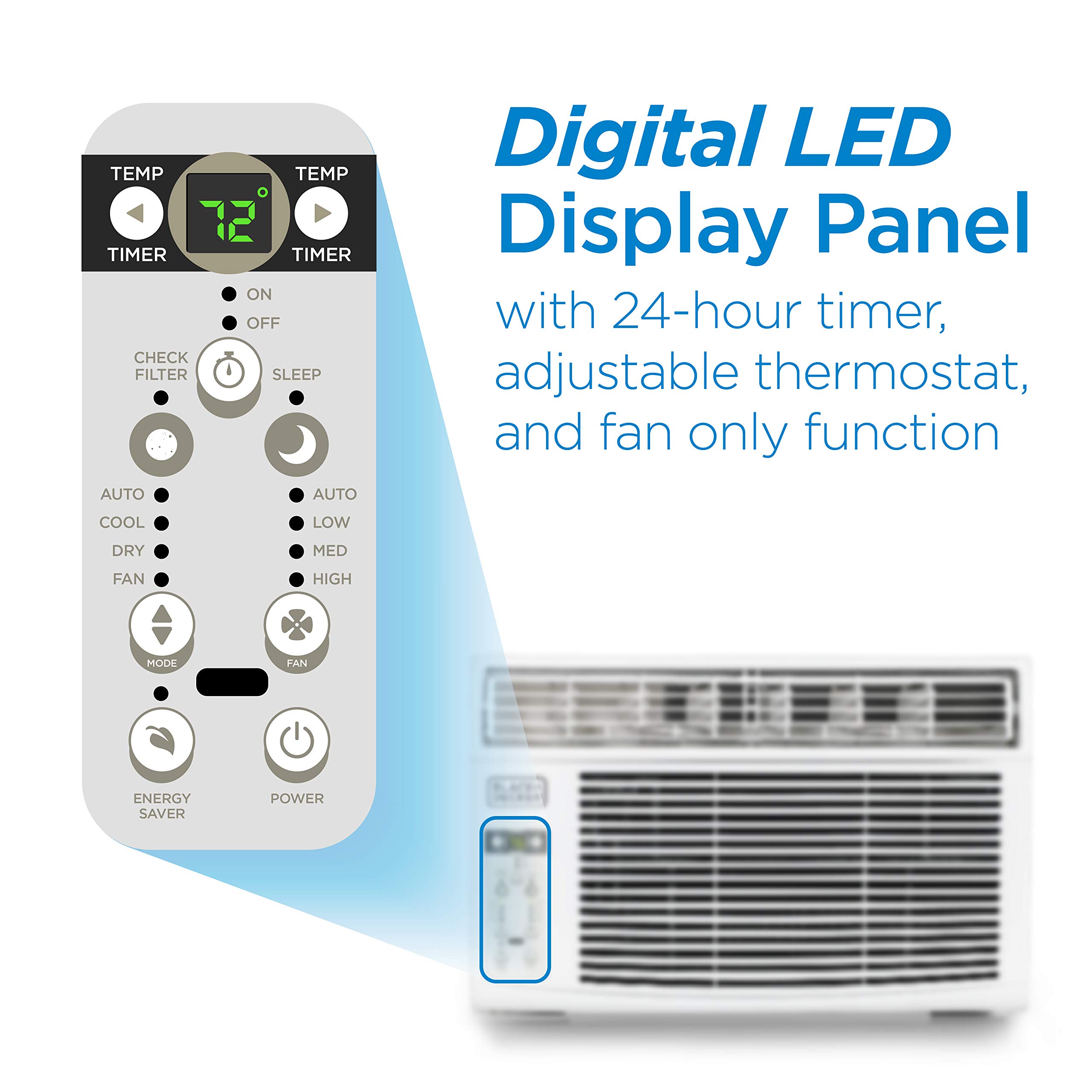 Foto 4 pulgar | Aire Acondicionado De Ventana Black+decker Bd06wt6 6000 Btu - Venta Internacional.