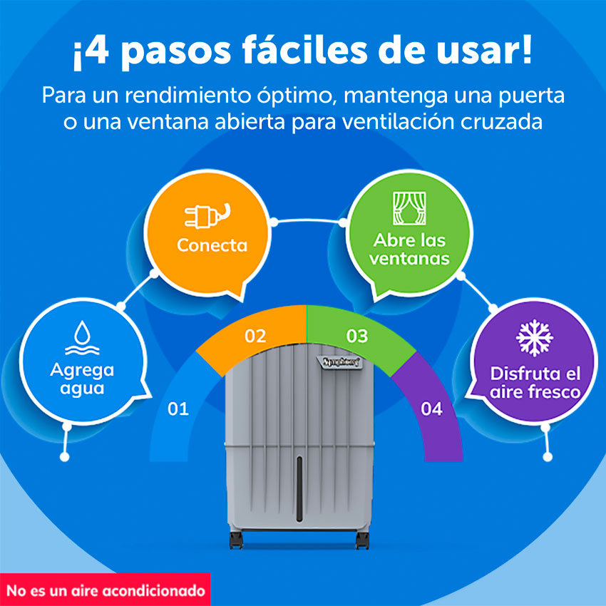 Foto 4 pulgar | Enfriador De Aire 12l Symphony